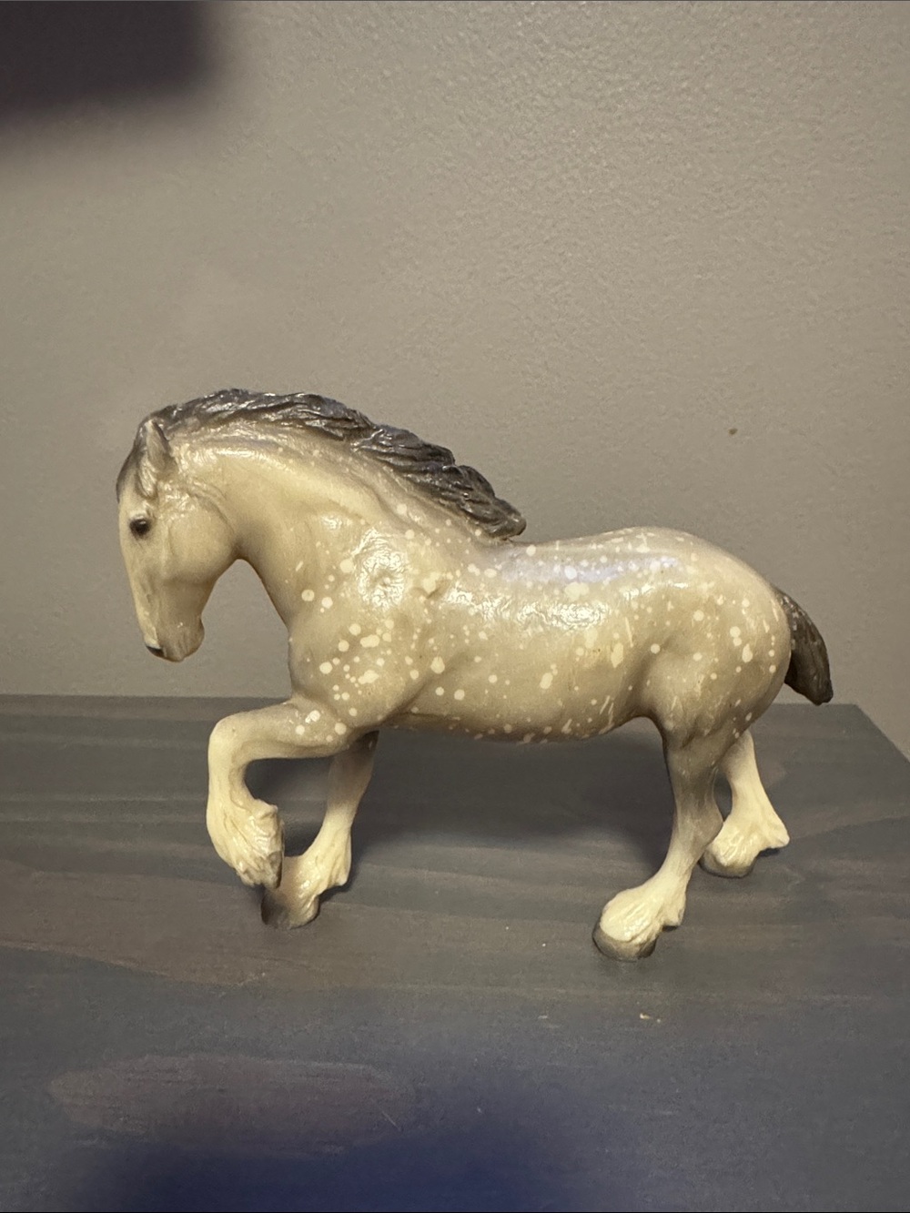 Vintage Breyer Model #711090 Dapple Gray Draft Stallion